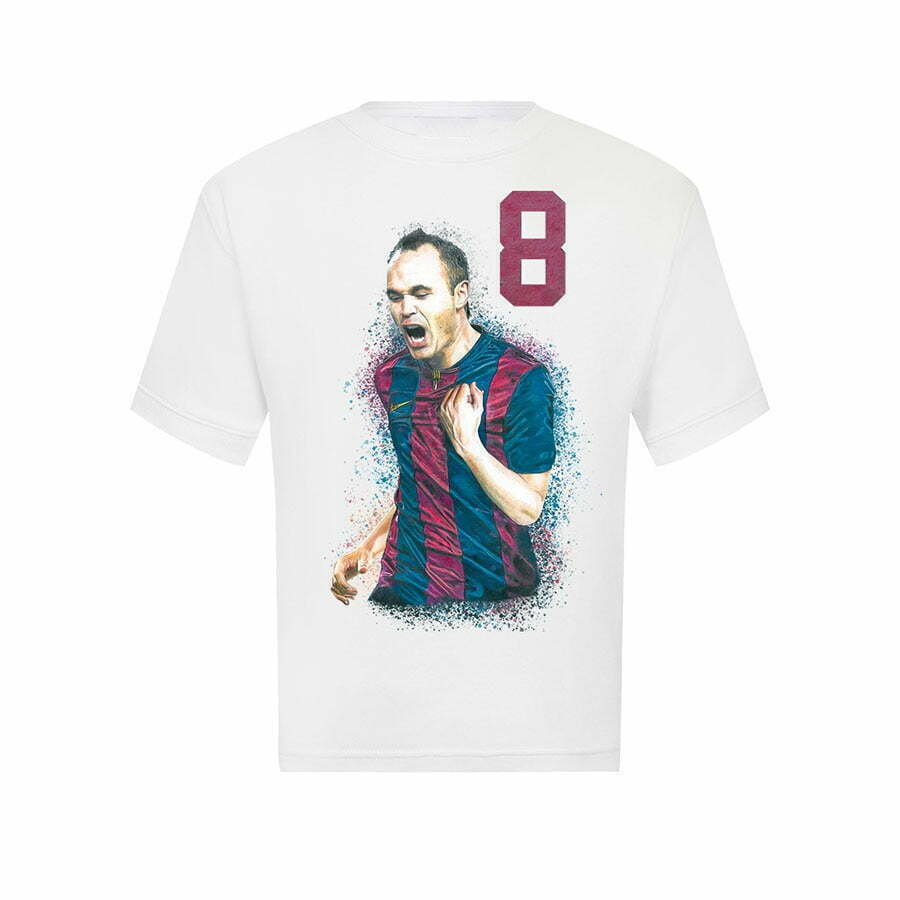 Andres Iniesta T-shirt Black